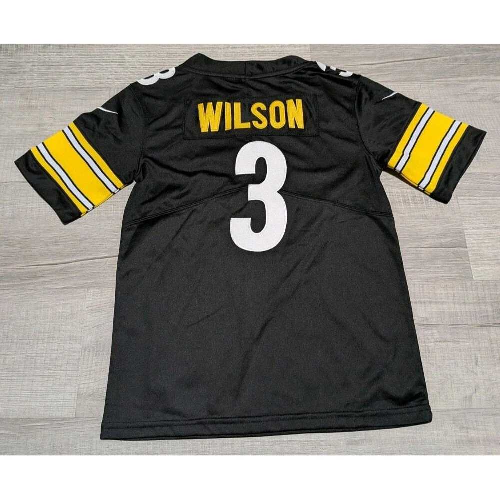 Nike On Field Russell Wilson #3 Pittsburgh Steelers NFL Jersey Youth Sz S